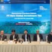  PT Hero Global Investment Tbk (HGII), emiten energi baru dan terbarukan (EBT), saat melantai di Bursa Efek Indonesia (BEI)
