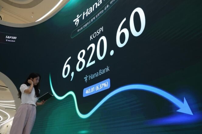 
					Bursa Asia Berguguran! Saham AI Jadi Biang Kerok, KOSPI Ambles 4 Persen Meski Harapan Damai Iran Menguat