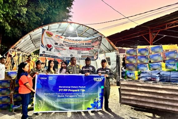 PPRO Salurkan Bantuan Kemanusiaan untuk Korban Gempa NTT,
